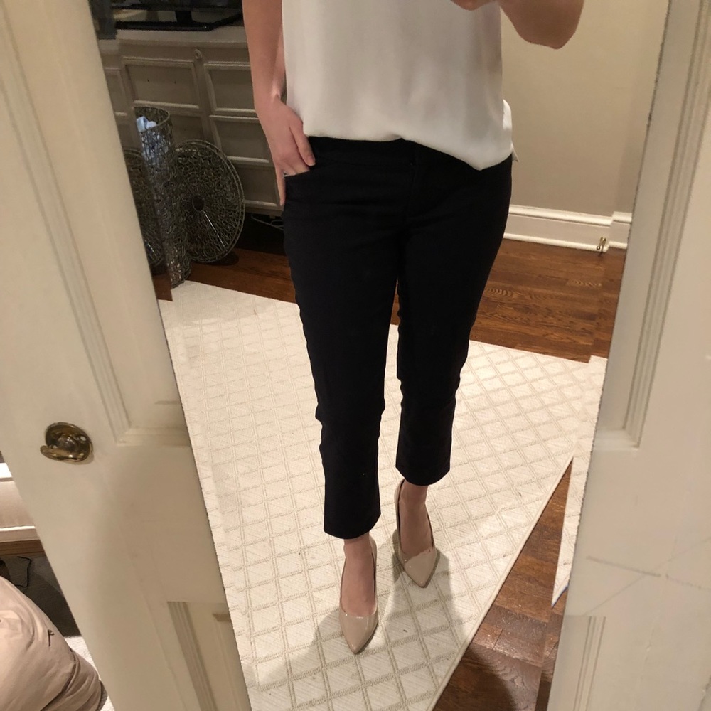 Black Ann Taylor Loft Slacks - 2P